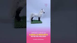 Tutorial de fieltro agujado Caballo realista fieltroagujado needlefelting DIY [upl. by Okika]