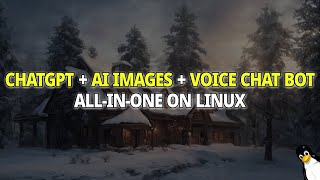 Install ChatGPT AI Image Generator and Voice Chat Bot on ANY Linux distro  KoboldCpp  Vulkan [upl. by Linkoski]