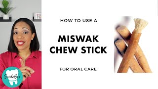 How to Use a Miswak Chew Stick  Natural Oral Care smileboxbydrwhite [upl. by Marlea]