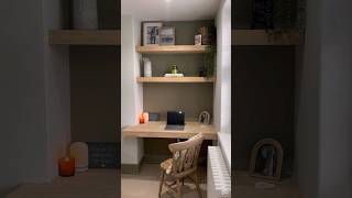 DIY your dream office with this alcove desk tutorial from casalawson 🏡🛠️ DIY Howto BandQ [upl. by Mike]