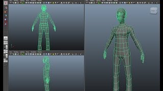 Maya Character modeling tutorial part 1  The Body [upl. by Simons]