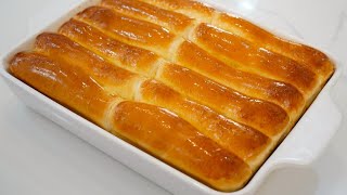 No Kneading Supersoft Milk Bread  just use spatula [upl. by Amby]