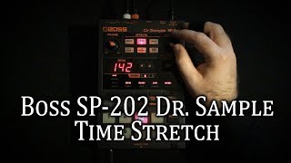 BOSS SP202 Dr Sample  Time Stretch Samples and Drums at various Tempos and Sample rates [upl. by Aldin]