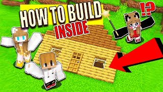 HOW TO build an OBSTACLE inside a FLAT HOUSE in Minecraft  Noob VS Pro [upl. by Carny]