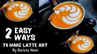 How To Practice Latte Art Without Wasting Milk  Milk Frothing for Beginners  How To Pour Tulip [upl. by Profant]