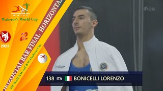 Waberer FIG World Challenge Cup SZOMBATHELY 2024 🥈 HB FINAL Bonicelli Lorenzo ITA [upl. by Duax]