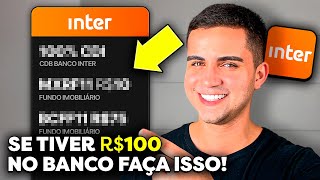 OS 3 MELHORES INVESTIMENTOS PRA QUEM É INICIANTE E TEM POUCO DINHEIRO  INVESTINDO R 100 NA PRÁTICA [upl. by Cherian]