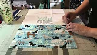 Designs by JuJu Burp Cloth Tutorial [upl. by Izy]