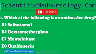 Pharmacology Most Important MCQ For Bsc Nursing 4th Semester [upl. by Aliber]