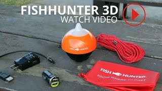 FishHunter Directional 3D  Portable Fish Finder [upl. by Nylecoj]