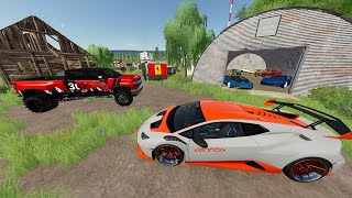 Millionaire Finds Rare Racecar in Abandoned Barn  Farming Simulator 22 [upl. by Eanert]