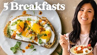 5 Easy BREAKFAST IDEAS To Keep on Repeat [upl. by Rox]