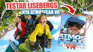 Tomas amp Malin på LISEBERG  NYA ATMOSFER VR  Europas högsta fritt fall [upl. by Nnaxor]