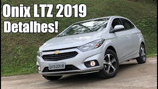 Chevrolet Onix 2019 LTZ em detalhes  Falando de Carro [upl. by Socin]