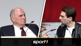 Brandrede Fan des FC Bayern attackiert Uli Hoeneß  SPORT1 [upl. by Annaesor972]