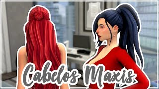 OS MELHORES CABELOS FEMININO E MASCULINO MAXIS MATCH  The Sims 4  CPS [upl. by Abdul]