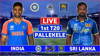 India vs Sri Lanka 1st T20 Live Scores  IND vs SL 1st T20 Live Scores amp Commentary  India Innings [upl. by Isabea]