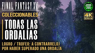 Final Fantasy 16  Guía de TODAS las Ordalías Logro  Trofeo A contrarreloj [upl. by Ymmik]