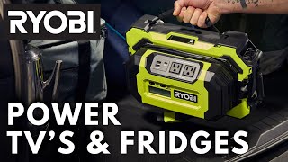 PORTABLE POWER  RYOBI 80V 1000W Power Source [upl. by Acinomed]