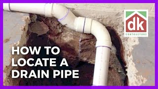 How to Locate a Drain Pipe [upl. by Engis]