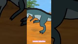 Gastonia vs Raptorex short version original by LavenderAnimations dinosaur dbwc jurassicworld [upl. by Auqinimod]