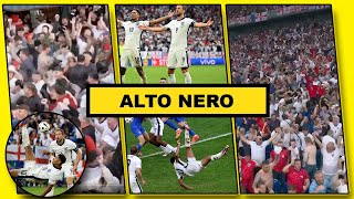 England Fans Reaction And Celebration To Astonishing Bellingham GOAL Against Slovakia UEFA Euro 2024 [upl. by Trebmer]