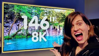 LA TV DE MIS SUEÑOS Samsung 146quot Microled 8K [upl. by Nolyat654]