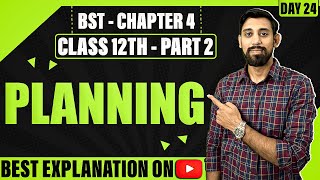 Chapter 4  Planning  Business Studies  Class 12  Part 2 [upl. by Hurlow155]