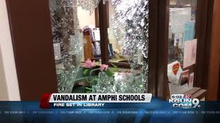 Multiple Amphitheater schools vandalized [upl. by Dnaloy]