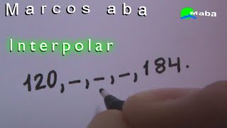 Interpolar meios aritméticos em uma PA  aula 10 [upl. by Najram]