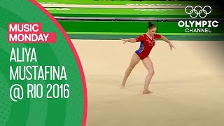 Aliya Mustafinas Floor Routine to quotMoscow Nightsquot at Rio 2016  Music Monday [upl. by Htezzil]