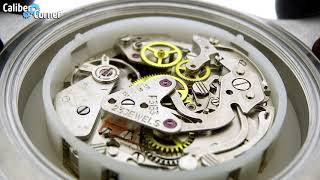 Poljot caliber 3133 mechanical chronograph movement MakTime [upl. by Ordnazil132]