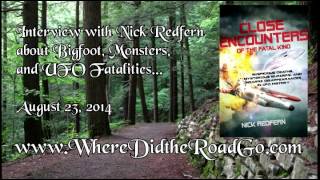 Nick Redfern on Bigfoot and UFO Deaths  August 23 2014 [upl. by Dolli]