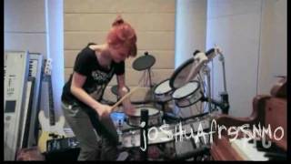 Hayley williams playing the Drums [upl. by Eanrahc953]