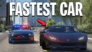 Robbing Banks with Fastest Car in GTA 5 RP [upl. by Ailana]