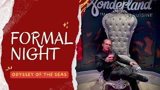 ODYSSEY OF THE SEAS FORMAL NIGHT [upl. by Atteoj]