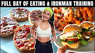 Full day of eating amp back to Ironman training [upl. by Mandy]