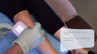 Wound dressing  practical demonstration [upl. by Acebber269]