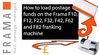 How to load postage credit to Franking Machine [upl. by Aubarta726]