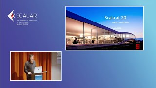 Martin Odersky SCALA HAS TURNED 20  Scalar Conference 2024 [upl. by Gesner]