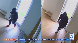 Home burglaries caught on camera amid spike in breakins across Encino [upl. by Eimmac610]