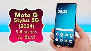 Moto G Stylus 5G 2024  5 Reasons to Buy [upl. by Nauhs]