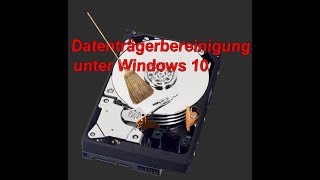 Datenträgerbereinigung unter Windows 10 [upl. by Hcurob]