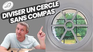 Diviser un cercle sans calculer ni compas [upl. by Garnet]