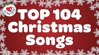 Top 104 Christmas Songs and Carols with Lyrics 🌟🎄 Best Christmas Song Playlist 5 Hours [upl. by Tonnie]