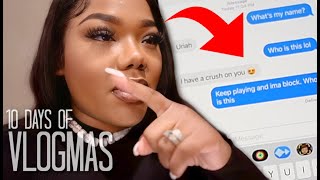 12 DAYS OF VLOGMAS EP 2  My Husbands Sneaky Link Texted Him While We Were On A Date [upl. by Acquah]