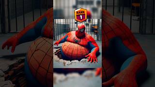 Escape from jail🤩  Spiderman vs Deadpool vs CaptainAmerica shorts spiderman marvel brawlstars [upl. by Ulla]