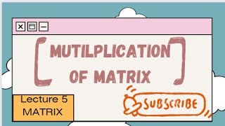 Multiplication of matrixmultiplying 2 matrices Zainematics [upl. by Eberto]