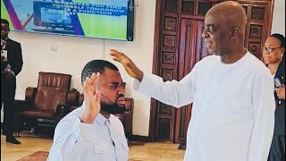 Wow Zualakate meets Bishop David Oyedepo and Gets blessed [upl. by Jessey]