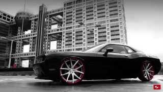 Modified Dodge Challenger SRT8 on Custom 24quot LF Wheels [upl. by Ahsenev]